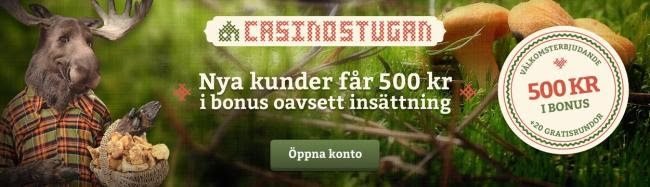 casinostugan 500 kr bonus