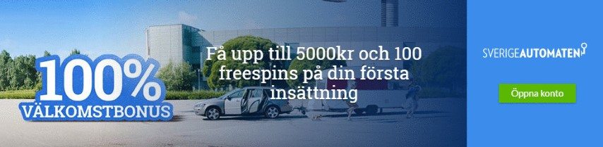 Sverigeautomaten Välkomstbonus
