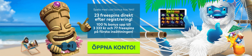 Yeti Casino bonus omsättningskrav, regler, bonuskod & insättning! Yeti Casino bonus omsättningskrav, regler, bonuskod & insättning!