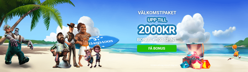 Barbados Casino bonus omsättningskrav, regler, bonuskod & insättning!