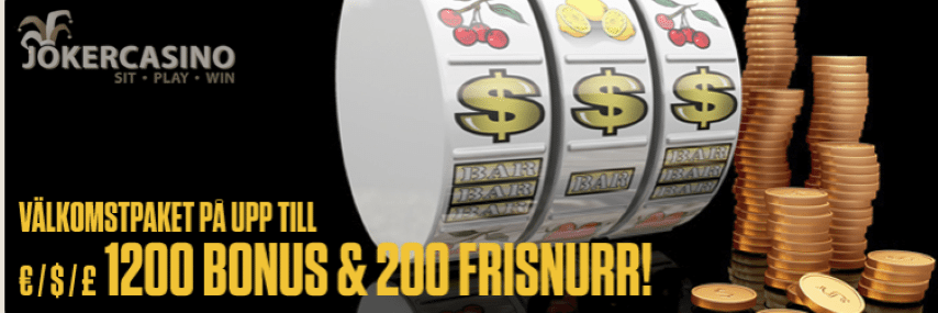 Joker Casino bonus omsättningskrav Joker Casino bonus omsättningskrav