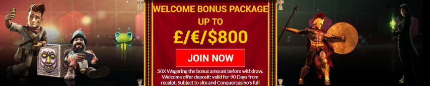Conquer Casino bonus omsättningskrav, regler, bonuskod & insättning! Conquer Casino bonus omsättningskrav, regler, bonuskod & insättning!