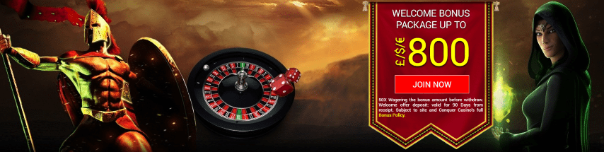 Conquer Casino bonus omsättningskrav Conquer Casino bonus omsättningskrav