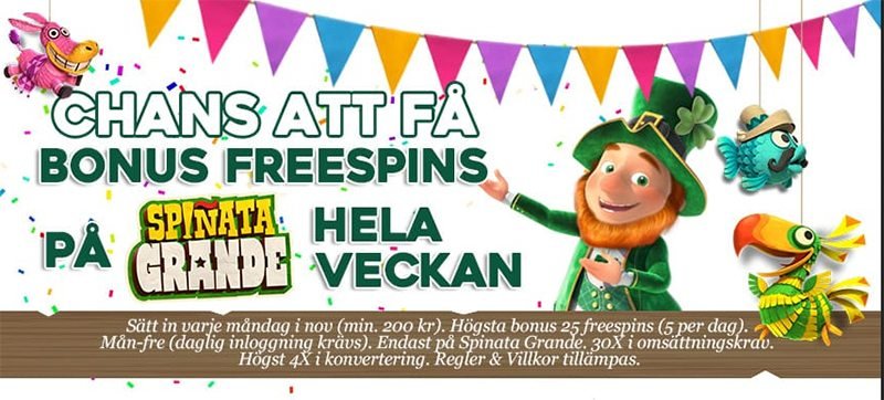Pots of Luck Casino kampanj ger dig chans att få freespins Pots of Luck Casino kampanj ger dig chans att få freespins
