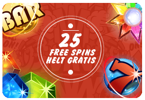 Få 25 gratissnurr vid registrering dig hos FreakyVegas Casino