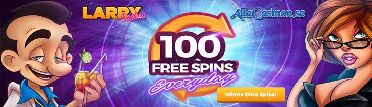 LarryCasino no depoist free spins LarryCasino kampanj Raffle mania ger dig no depoist free spins