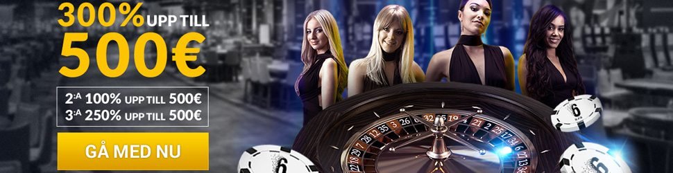 Upp till 5000kr hos 6Black casino