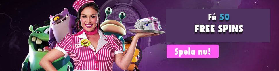 Få upp till 50 free spins på SlotsCafe