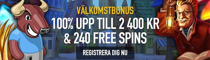 24Bettle Casinos välkomstbonus ger dig 100% i bonus och 240 free spins 