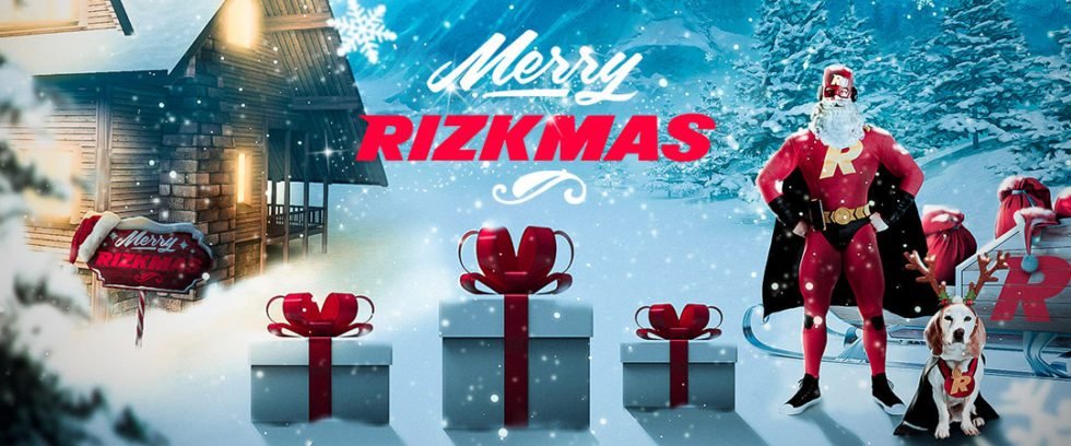 Rizk casino julkampanj - Merry Rizkmas - julfira med Captain Rizk!