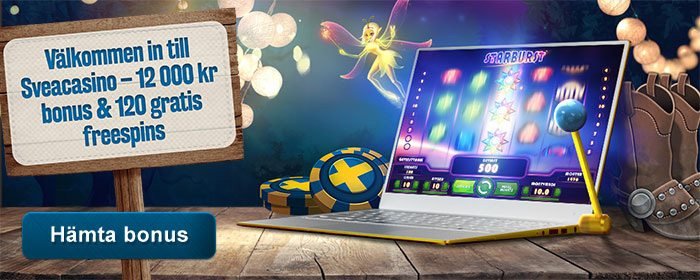 SveaCasino bonus omsättningskrav, bonuskod, regler & uttag!