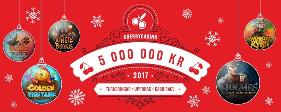 Yggdrasil julkalender 2017 - 5 miljoner i cash races, turneringar & uppdrag!