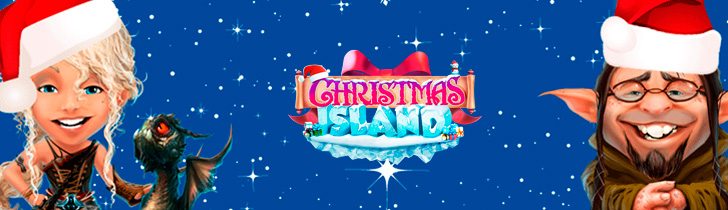 Casino Heroes Christmas Island julkampanj - full med stora free spins, bonusar och priser!