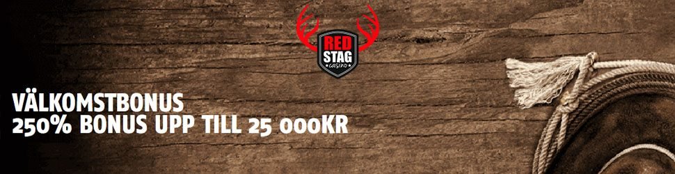 Red Stag casino välkomstbonus 