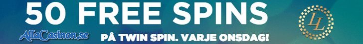 LiveLounge casino kampanj ger dig 50 free spins varje onsdag