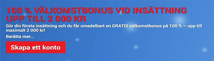Fruity King Casino välkomstbonus upp till 2 000kr