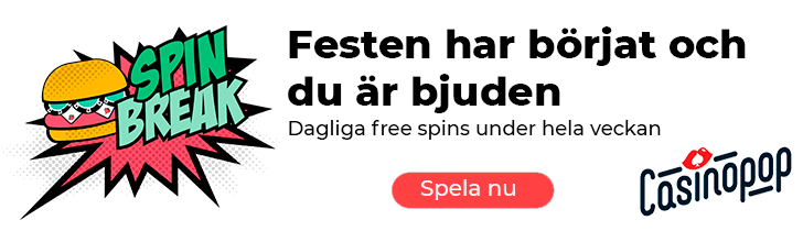 CasinoPop Spin Break kampanj
