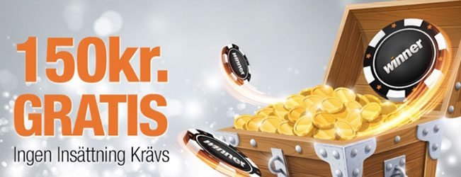 Winner casino ger dig 150 kr utan insättning krävs