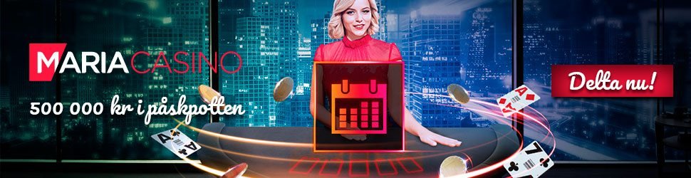 Maria Casino påskfirande - 500 000 kr i potten