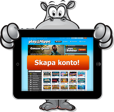 PlayHippo casino skapa ett konto och få upp till 1500 kr i bonus