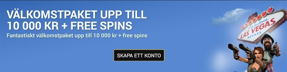 Vegas Mobile Casino välkomstpaket upp till 10 000 kr