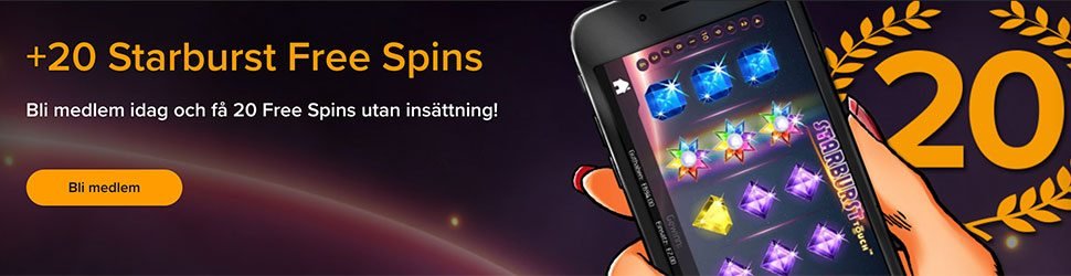 Mobil6000 casino no deposit free spins - få 20 free spins vid registrering