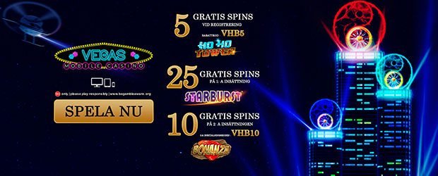 Vegas Mobile Casino 5 insättningsfria free spins