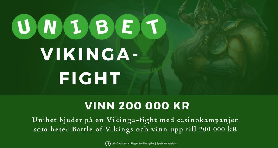 Unibet bjuder på en Vikinga-fight