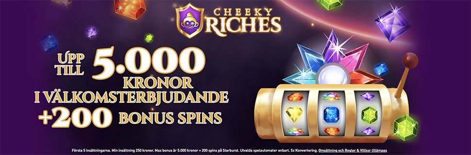 Cheeky Riches Casino ger dig 200 free spins Cheeky Riches Casino ger dig 200 free spins