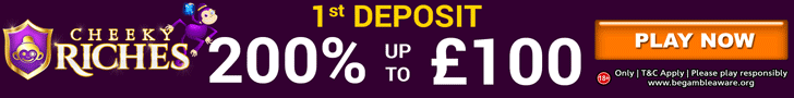Cheeky Riches casino ger dig upp till 200 free spins