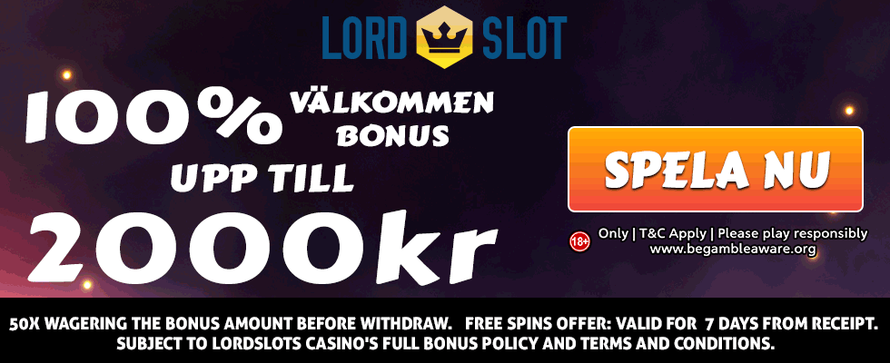 Lord Slot casino gratis free spins - 5 free spins utan insättning vid registrering