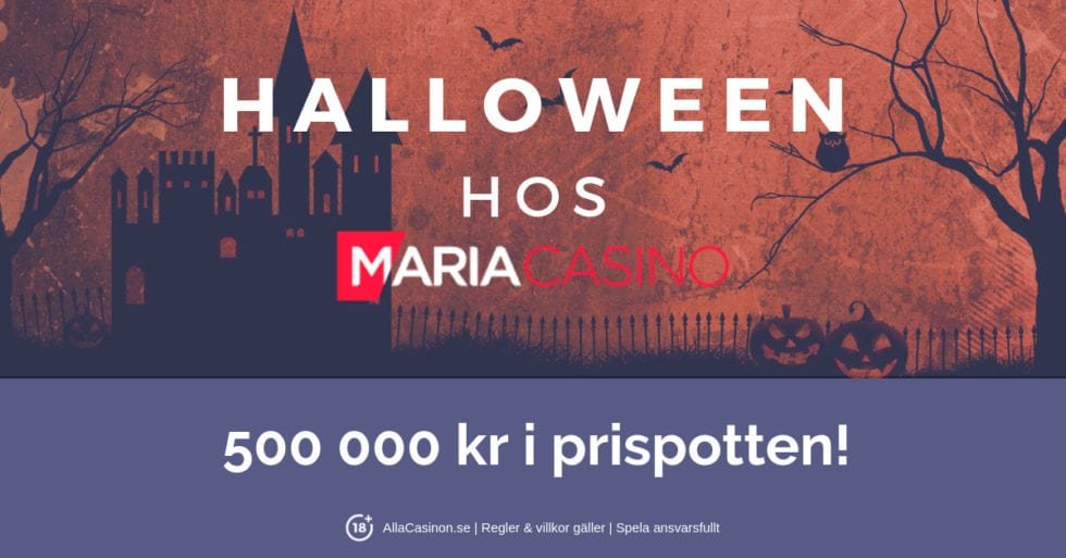 Halloween-festen har startat hos Maria Casino