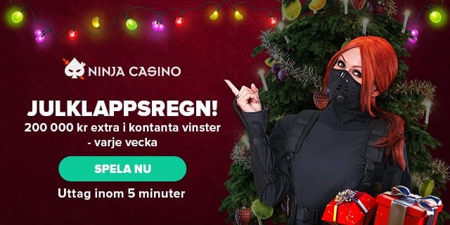 Ninja casino julkalender 2018