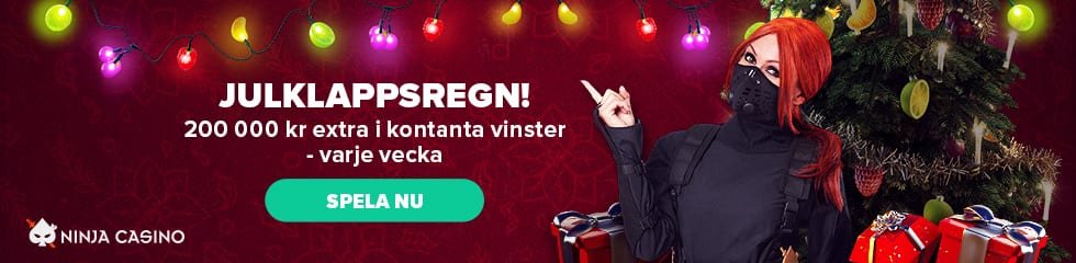 Ninja casino julkalender 2018