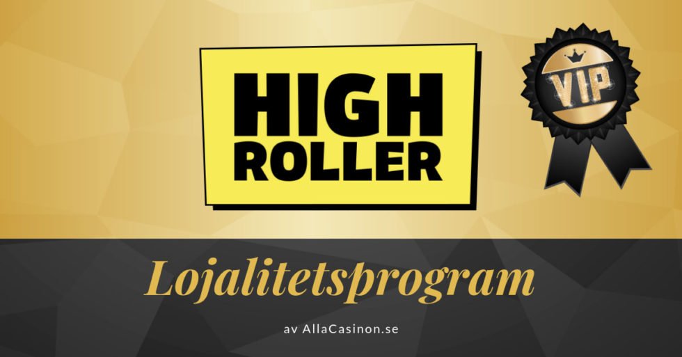 Highroller Casinos lojalitetsprogram av Alla Casinon