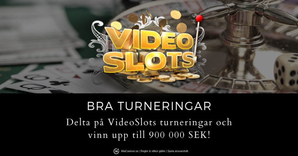 Turneringsdags med VideoSlots - prisspott upp till 900 000 kronor