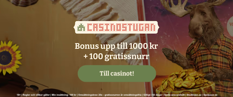 Casinostugan bonus